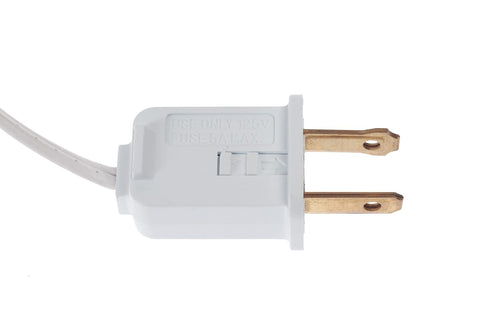 Replacement Clip in Lamp Cord for Christmas Village House, Includes Clear Light Bulb, Single Light
