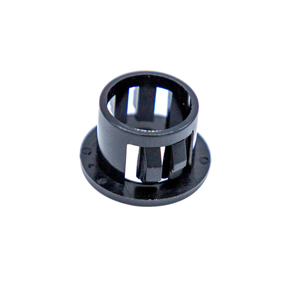 Tutuxio 100pcs 1/2" Cable Snap Bushing Grommets, Black Nylon Round Grommet Protector Hole