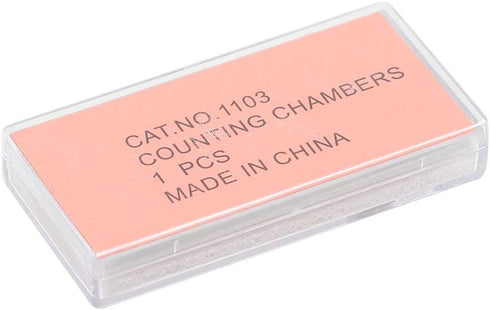 Improved Neubauer Hemocytometer Blood Cell Count Plate Glass Microscope Slide Coverslip Counting Chambers