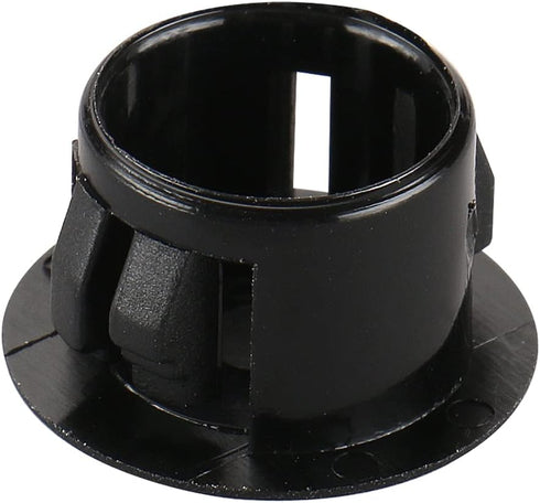 Baomain 100-Pack Plastic Hole Plugs Black 1/2" (12.6mm) Locking Plugs for Furniture, Cabinets & Automotive