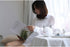 TTBDDDYH Touch Control Bedside Lamp, Moe Deer Shape Sensor Night Light, Creative Silicone LED Pat Pat Light, with USB