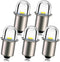 Ruiandsion Upgrade LED Flashlight Bulb, 18V P13.5S Base, White LED Replacement for Torch Lights, Non-Polarity, Pack of 5