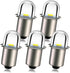 Ruiandsion Upgrade LED Flashlight Bulb, 18V P13.5S Base, White LED Replacement for Torch Lights, Non-Polarity, Pack of 5