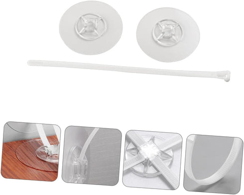 Generic 2sets No Punching Fixing Strap Nylon Furniture Strap for Home Furniture Fixer for Wardrobe Tv Stand