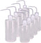 250ml + 500ml Plastic Safety Wash Bottle, Narrow Mouth, 8 Pack (Each Size 4)