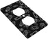 Moslion 1-Gang Video Game Controller Wall Plate Outlet Cover Play Game Device Black Duplex Switch Covers Standard Size