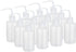 PATIKIL 250ml Wash Bottle, 12pcs Plastic Squeeze Bottle, Narrow Mouth Bottle for Lab Cleaning, Washing, Irrigation