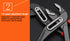 Edward Tools Pro Water Pump Pliers 10 - Heavy Duty Groove Joint Pliers with Quick Adjust and Ergo Grip Handle