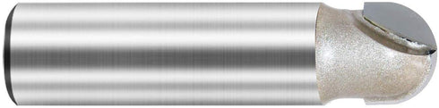 1/2-inch 1/2-inch 2-Flute, 4Pcs (1/2 1/2) Shank, Cutting Dia, Carbide Tipped Groove Round Nose Core Box Router Bit x