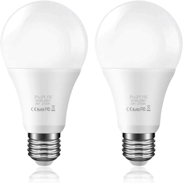 ProPOW Dusk to Dawn Light Bulb, Sensor LED Bulbs Smart Lights Bulb 5W