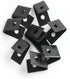 40 Packs Black Matt PVC Floor Vinyl Welding Grooving U V Blade - Stainless Steel Slotted Blade Hardware Tool