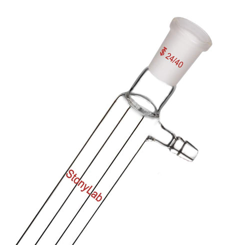 StonyLab Borosilicate Glass Liebig Condenser, 300 mm Jacket Length