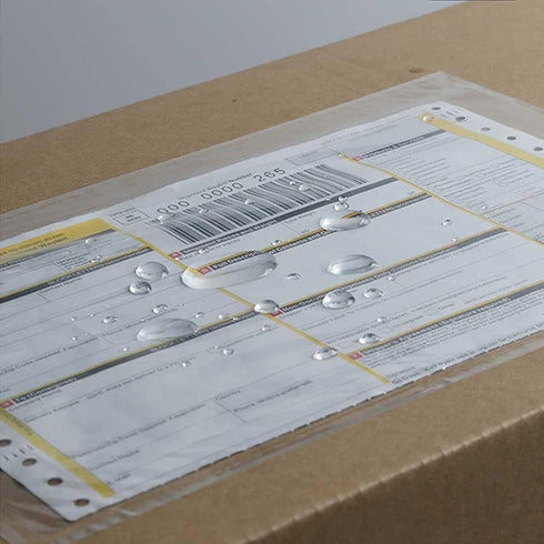 BEUYI Clear Packing List Envelopes, 7.5'' x 5.5'' Shipping Label Pouches, 200 Pack for Documents