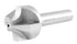 Accusize Industrial Tools 3/8'', H.S.S. Corner Rounding End Mills, 1/2'' Shank Dia