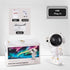 NIIWLAGIT 360 Astronaut Aurora Galaxy Projector, Rotating Star & Moon Night Light with White Noise, Music Sync, Remote