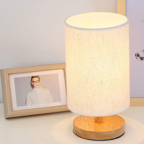 Desk Lamp Wooden Table Lamp 40W Ambient Night Light Minimalist Lamps for