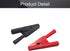 Fielect 2Pcs Alligator Clips 32A Full Insulated Crocodile Clips with 4mm Banana Jack Plug for Testing