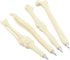 EOM 4pcs White Bone Ball Pen Gift for Nurse Radiographer, Femur Finger Spine Tibia Fibula Crazy Stationery Student Kid