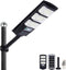KVSXUIDU Solar outdoor lights, 324LED, IP67 outdoor waterproof street light, equipped with mounting