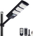 KVSXUIDU Solar outdoor lights, 324LED, IP67 outdoor waterproof street light, equipped with mounting