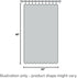 50 Count 3-Ply 3" 18" 26" Dealmed Fenestrated Sheets Poly-Lined Drape Sheets with Fenestration, White Material, Perfect
