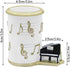 Winterworm Resin Music Notes Pencil Pen Container,Piano Pencil Cup Musical Melody Theme Pen Holder Cup Pencil Pot Desktop Makeup Brush Organizer for Home Office Desk Decoration Kid Student Gift by Winterworm