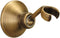 dDanke Wall Mounted Adjustable Shower Head Holder with Brass Swivel Base Universal Fit