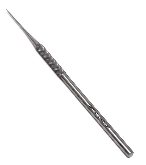 Single Ended Micro Fine Straight Dissecting Needle #1, Stainless Steel 5.5" (14cm)