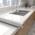 Glossy White Peel and Stick Wallpaper, Waterproof Self Adhesive Contact Paper 15.8" x 197" for Cabinet and Countertop