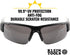 Klein Tools 60162 Safety Glasses, Professional Protective Eyewear, Semi Frame, Scratch Resistant, Anti-Fog, Gray