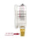 PIC Gauges S201L-254N Pressure Gauge, Bottom Mount, 2.5" Dial, 30"/0 hg Vacuum psi Range, 1/4" Male NPT