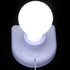 2Pcs Bulb Uonlytech Wire LED Cabinet Lamp Night Light Wall Pull Rope Battery Operated Self Adhesive Wall Mount Light