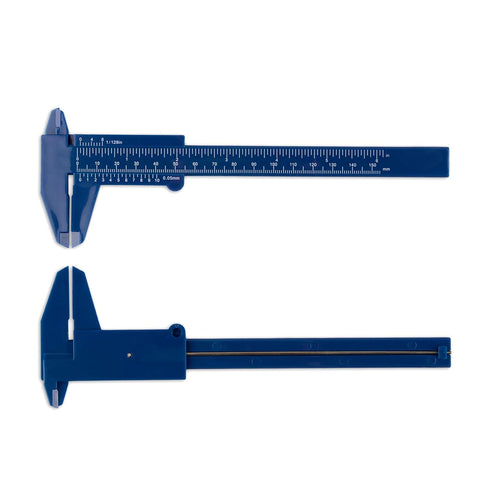 Plastic Vernier Caliper (2pcs) Mini 150 mm Caliper for School Students, Portable 0-6 Inch Measuring Tools