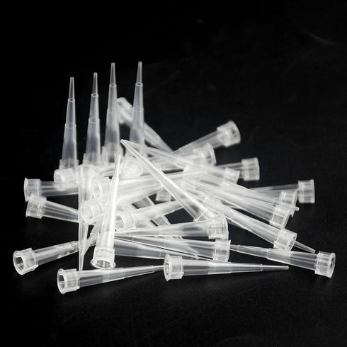10ul Pipette Tips 500pcs Universal Liquid Pipettor Tips DNase/RNase Free Disposable Pipette Pipettor Transfer Pipettes for Laboratory (Yellow)