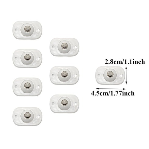 QUUPY 8Pcs 1.5x2.8CM Self Adhesive Caster Wheels Smooth Rotation Appliance Wheels Small Pulley Swivel Caster