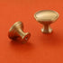 SANCHAKOU 2Pcs Brass Cabinet Knobs Bedside Cabinet Wine Cabinet Handle Brass Single Hole Cabinet Door Handle Small