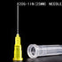 100Pack 20Ga 1Inch/25mm Dispensing Needles, Accessories, Disposable Lab Supplies, Individually Sealed Wrapped