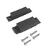 Biaungdo 4 Pcs Brown Wired Magnetic Door Window Contact Reed Switch, Surface-Mounted NC Magnetic Door Contact Sensor