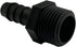 20 pcs 3/8" Barb x 1/2" NPT Male Connector - Plastic Hose Barb Fitting, Adapter for Industrial Hose Barb to Pipe