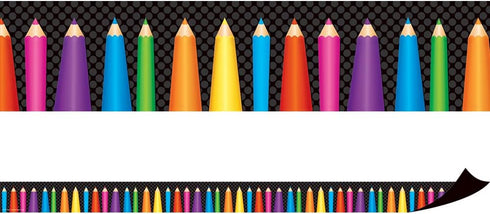 Teacher Created Resources Colored Pencils Magnetic Border, 77127