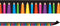 Teacher Created Resources Colored Pencils Magnetic Border, 77127