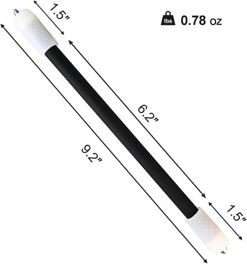 Penspinning Pens Travel Mod, Black Nonslip Coated Spin Stick for Beginner Pen Spinning