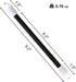 Penspinning Pens Travel Mod, Black Nonslip Coated Spin Stick for Beginner Pen Spinning