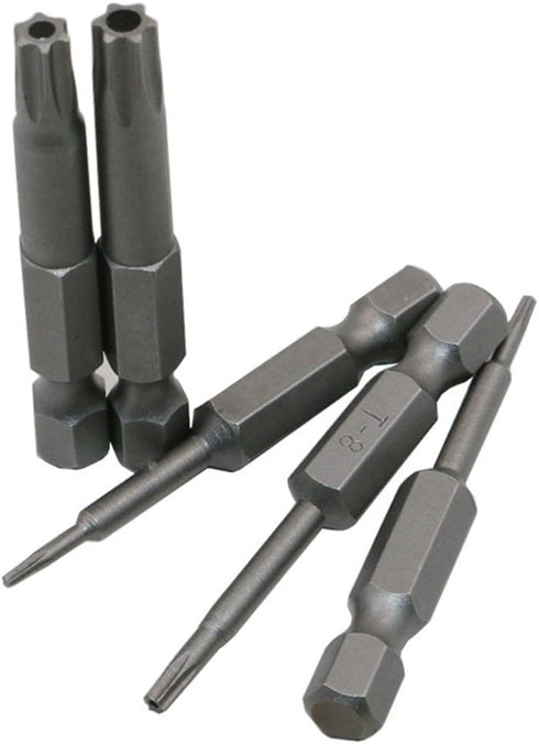 Yakamoz 12pcs 1/4 Inch Hex Shank T5-T40 Torx Head Screw Driver Bit Set, Security Tamper Proof Tools