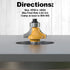 5/16" 1/2 Inch FivePears Radius Roundover Router Bit Shank, Round Over Router Bit for Edging Forming Rounding