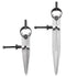 3 Pieces Adjustable Lockable Spring Leather Wing Divider, 4/6/8 Inch Carbon Steel Caliper Measuring Compass Tool