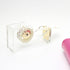 NatSumeBasics Pure Gold Acrylic Tape Dispenser for Washi Tapes, Aesthetic Office School Supplies