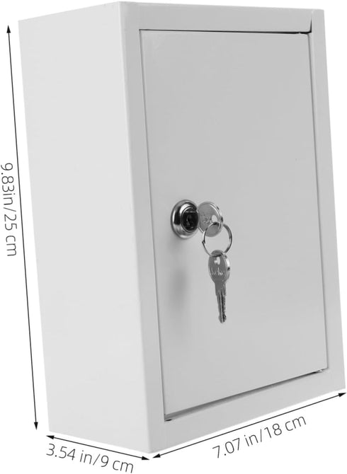 Mailbox PRETYZOOM Locking Milk Storage Container Wall-Mounted Box for Home Office