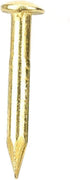 Brass Nails, 100 Pieces Round Head Gold Nails, Brass Wall Pins 10mm 15mm 18mm 22mm, Furniture Brass Tacks for Wood, for Hanging Picture Frame Mirror, Furniture Hinge Hardware Accessories(10mm)