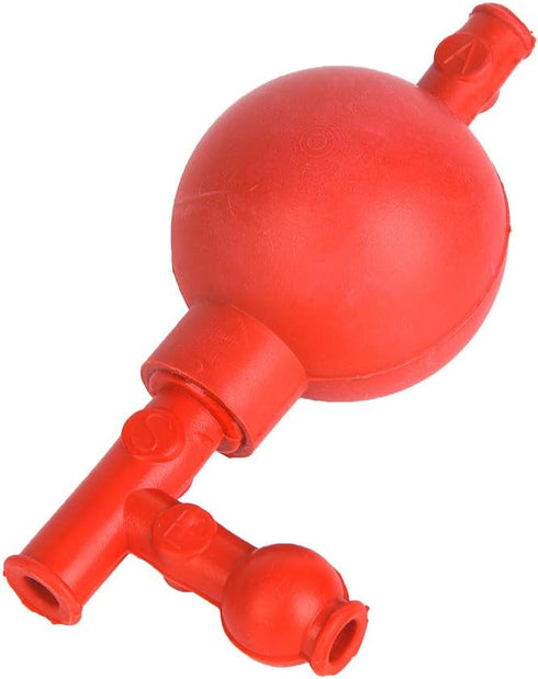 Hapivida Pipetting Ball, 3 Openings Lab Rubber Suction Bulb for Quantitative Rubber Pipette Filler, Industrial Mineral